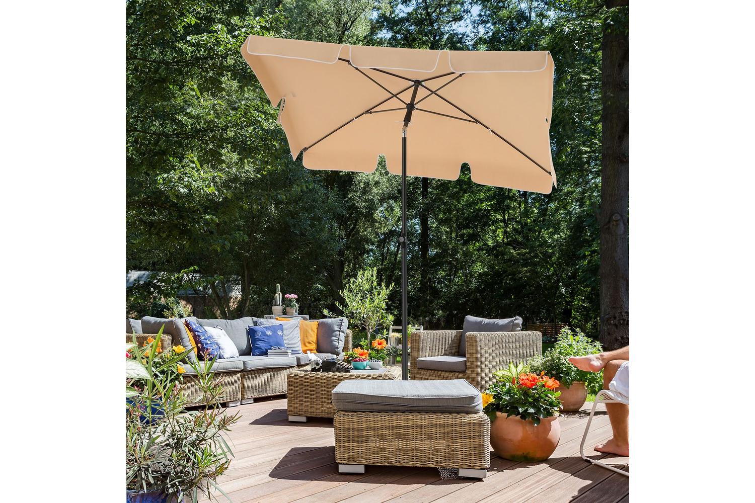 Songmics Beach Umbrella | Beach Parasol | Steel Pole | Large-2