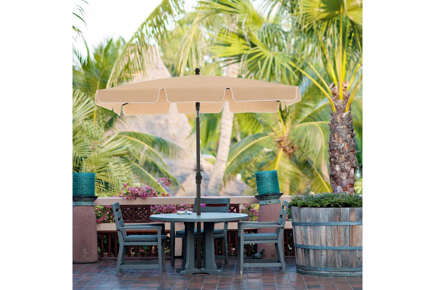 Songmics Beach Umbrella | Beach Parasol | Steel Pole | Large-3