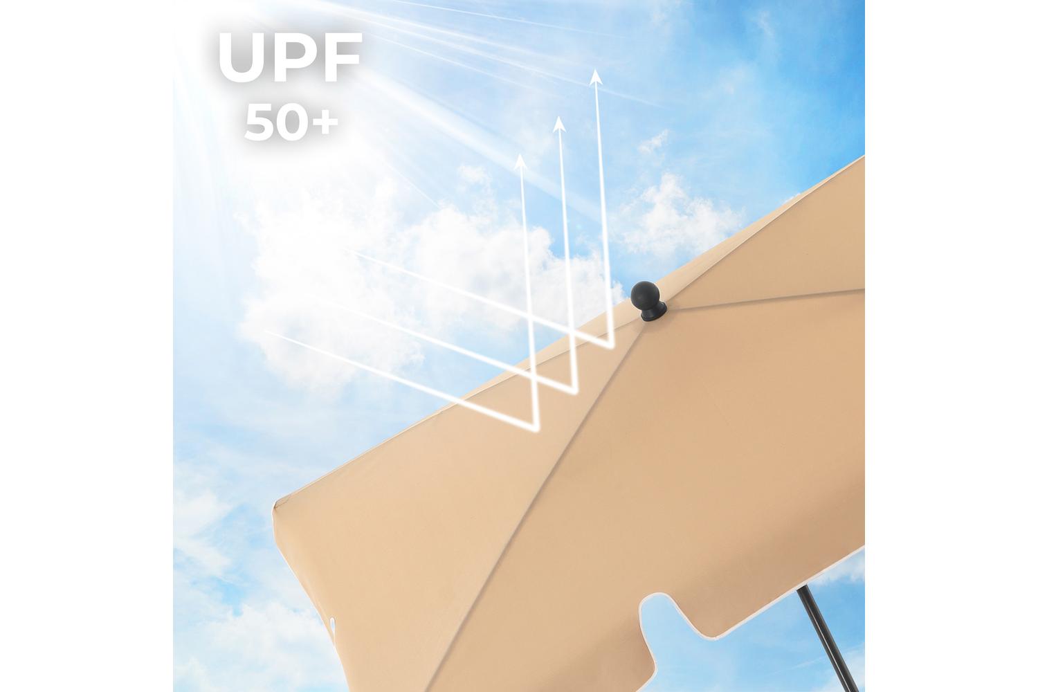 Songmics Beach Umbrella | Beach Parasol | Steel Pole | Large-4