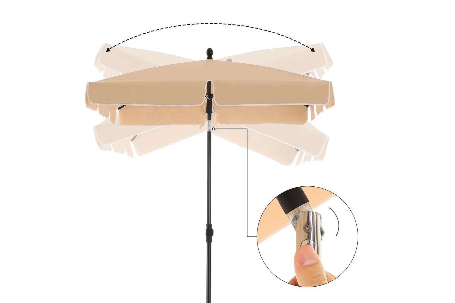 Songmics Beach Umbrella | Beach Parasol | Steel Pole | Large-5