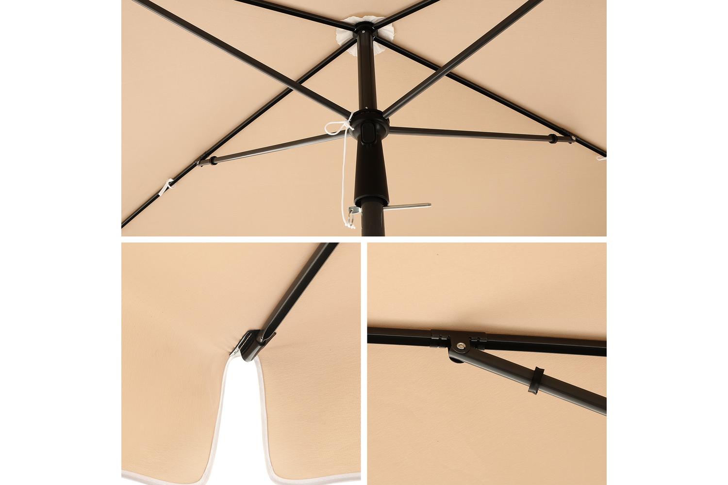Songmics Beach Umbrella | Beach Parasol | Steel Pole | Large-6