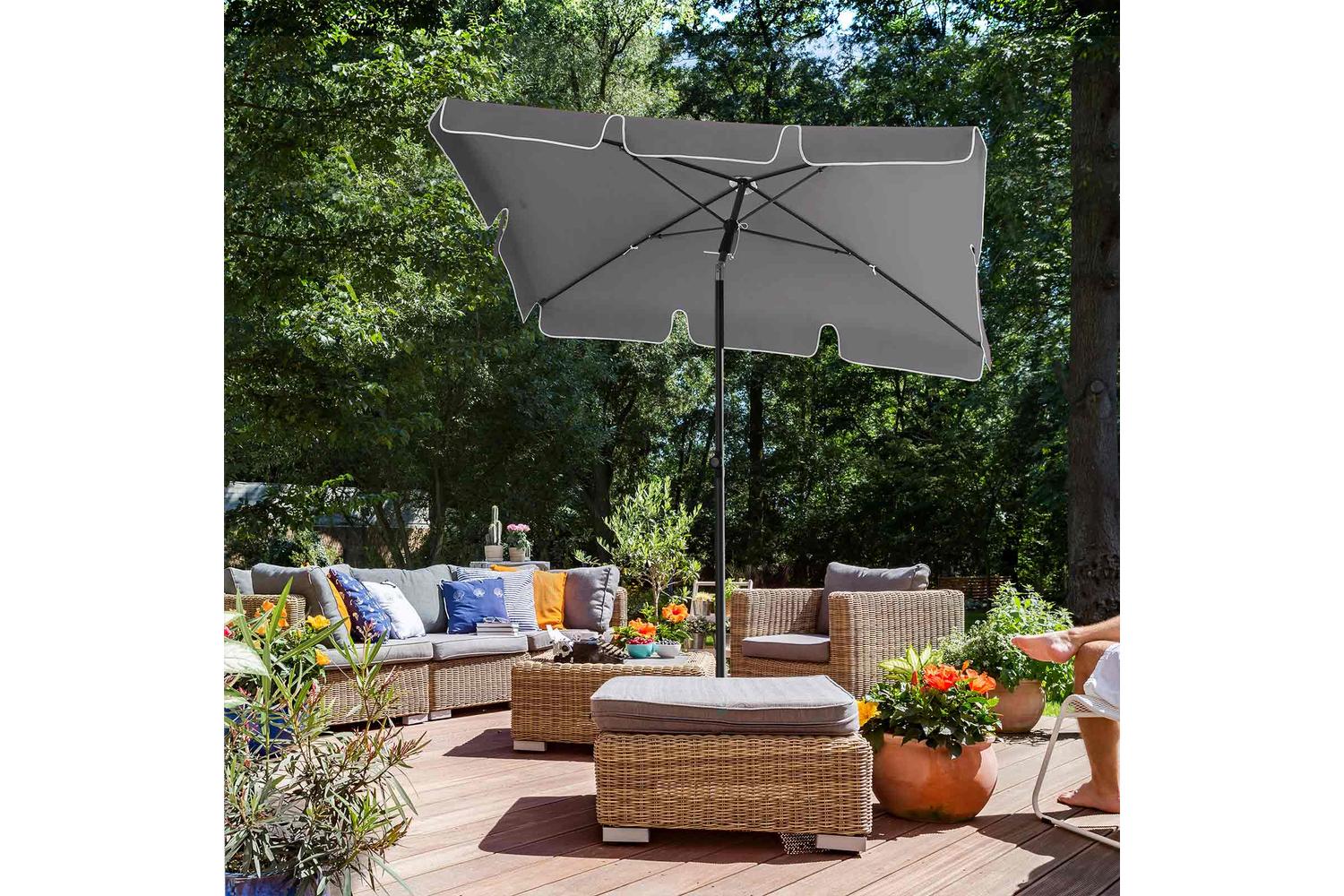 Songmics Beach Umbrella | Beach Parasol | Steel Pole | Large-4