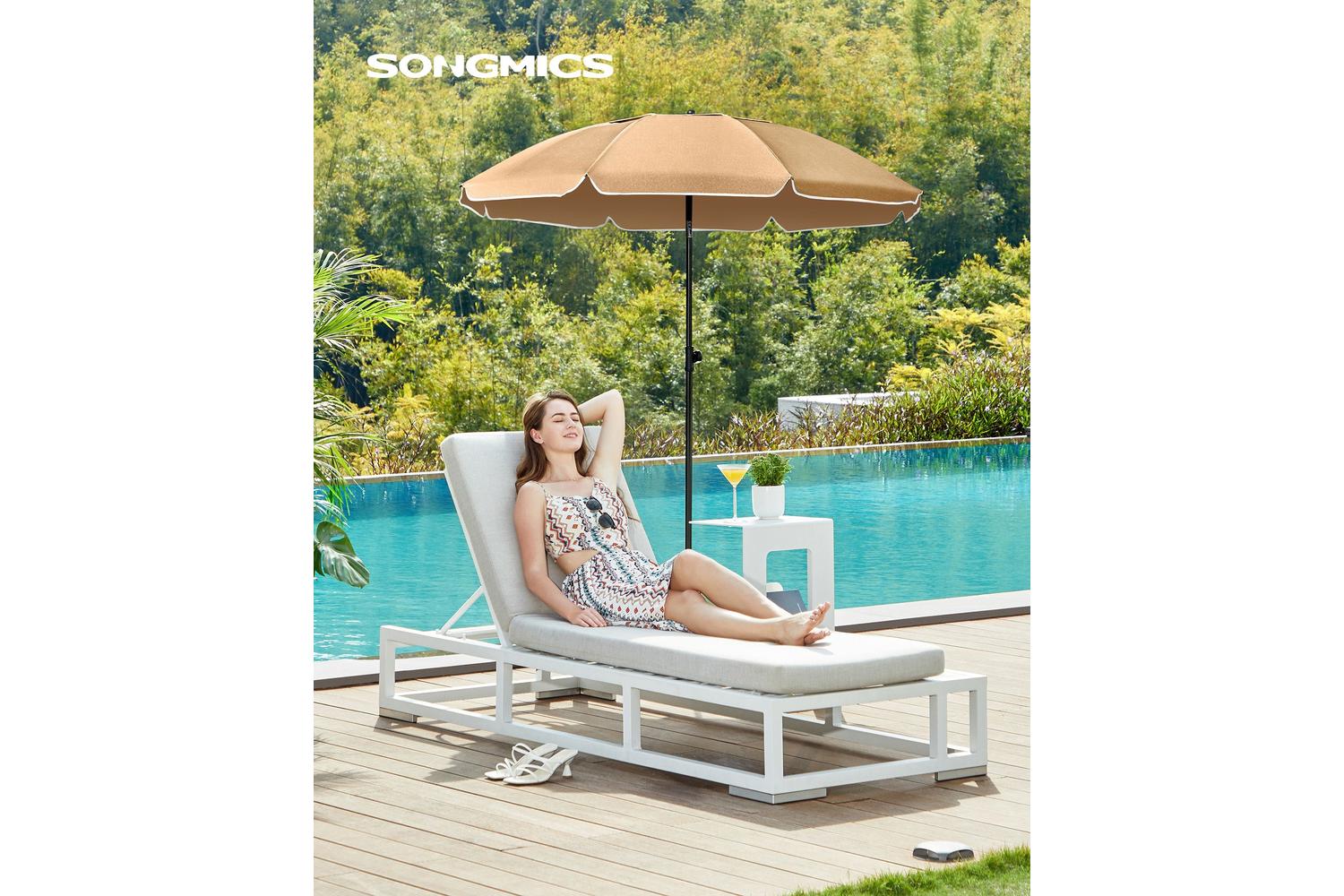 Songmics Beach Umbrella | Parasol | Polyester | 1.8 Metres-3