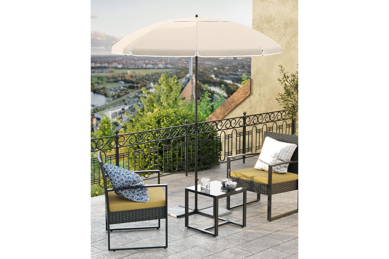 Songmics Beach Umbrella | Beach Parasol | Pa-coated Canopy | Upf 50+-4