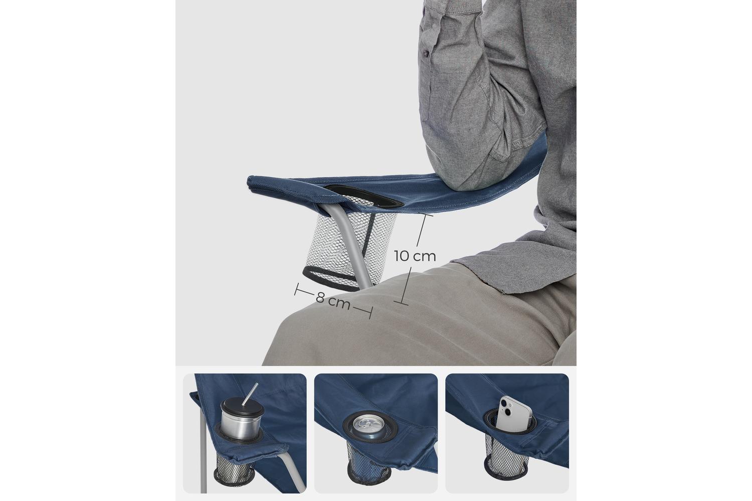 Songmics Camping Chair | Camping Chair | Steel & Oxford Fabric | Set Of 2-6