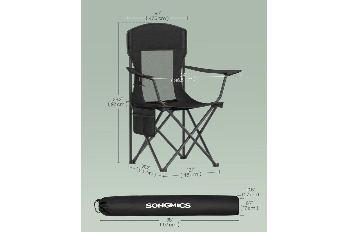Songmics Camping Chair | Camping Chair | Oxford Fabric | Standard Size-6