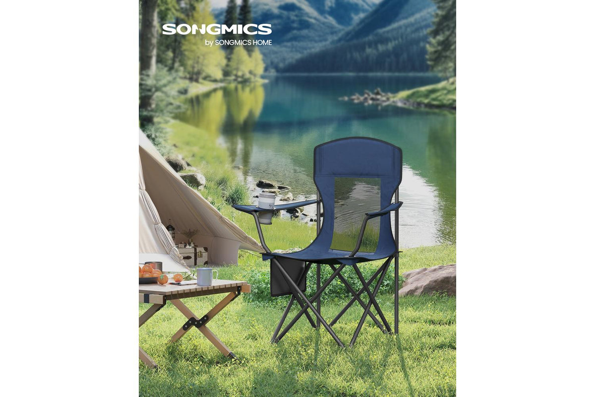 Songmics Camping Chair | Camping Chair | Oxford Fabric | 51.5 X 86.5 X 97 Cm-2