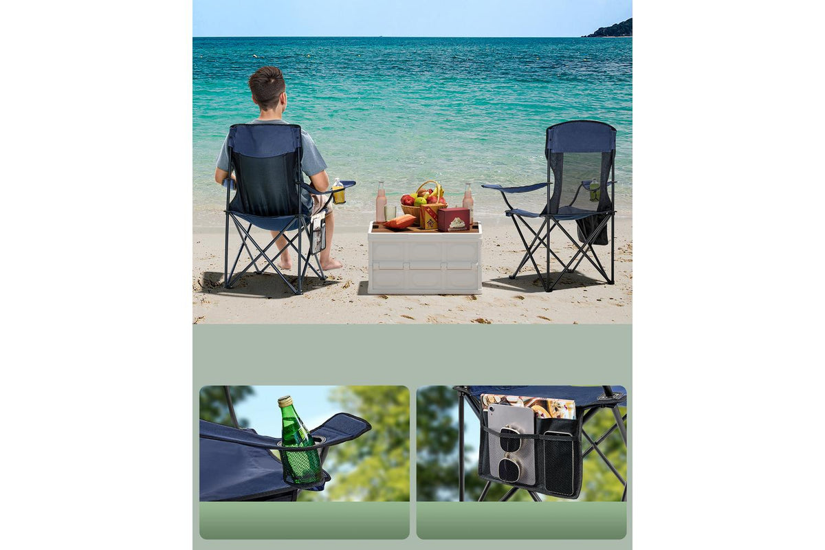 Songmics Camping Chair | Camping Chair | Oxford Fabric | 51.5 X 86.5 X 97 Cm-5