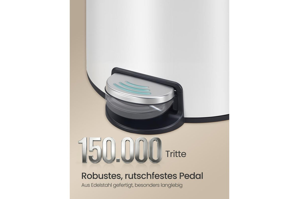 Songmics Trash Can | Pedal Bin | Steel | 30 L-3