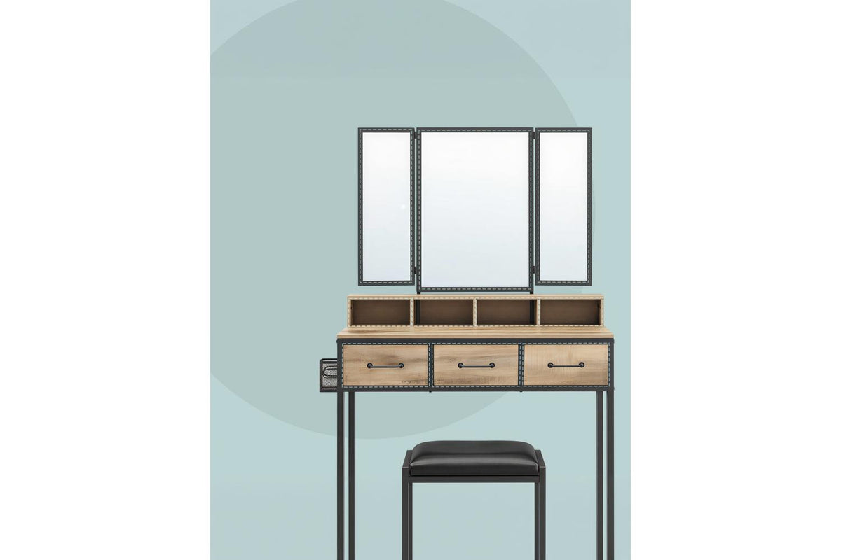 Vasagle Vanity Table | Vanity Table | Wood Chipboard And Steel | 90cm-6