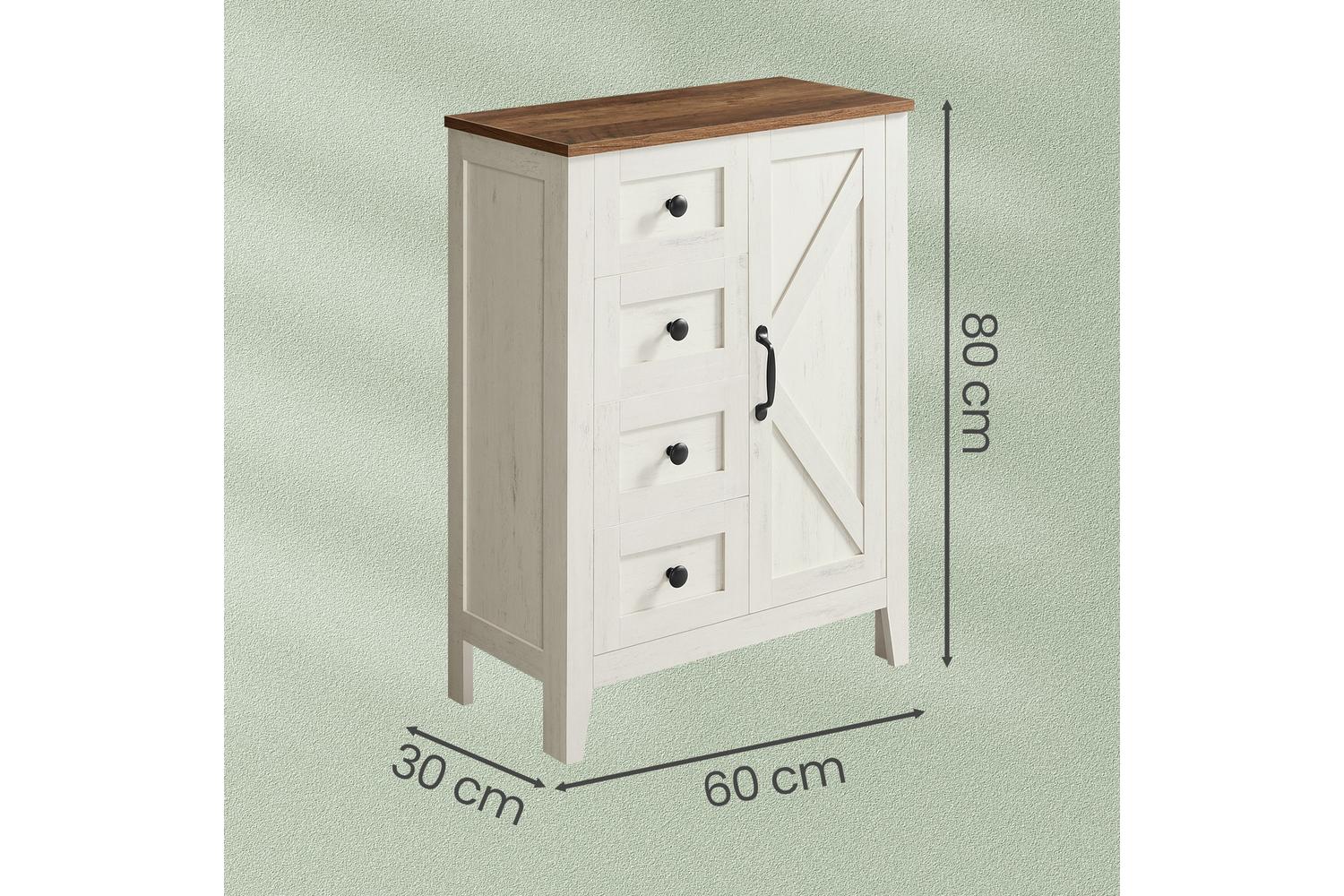 Vasagle Storage Cabinet | Bathroom Storage | Mdf & Particleboard | Freestanding-3