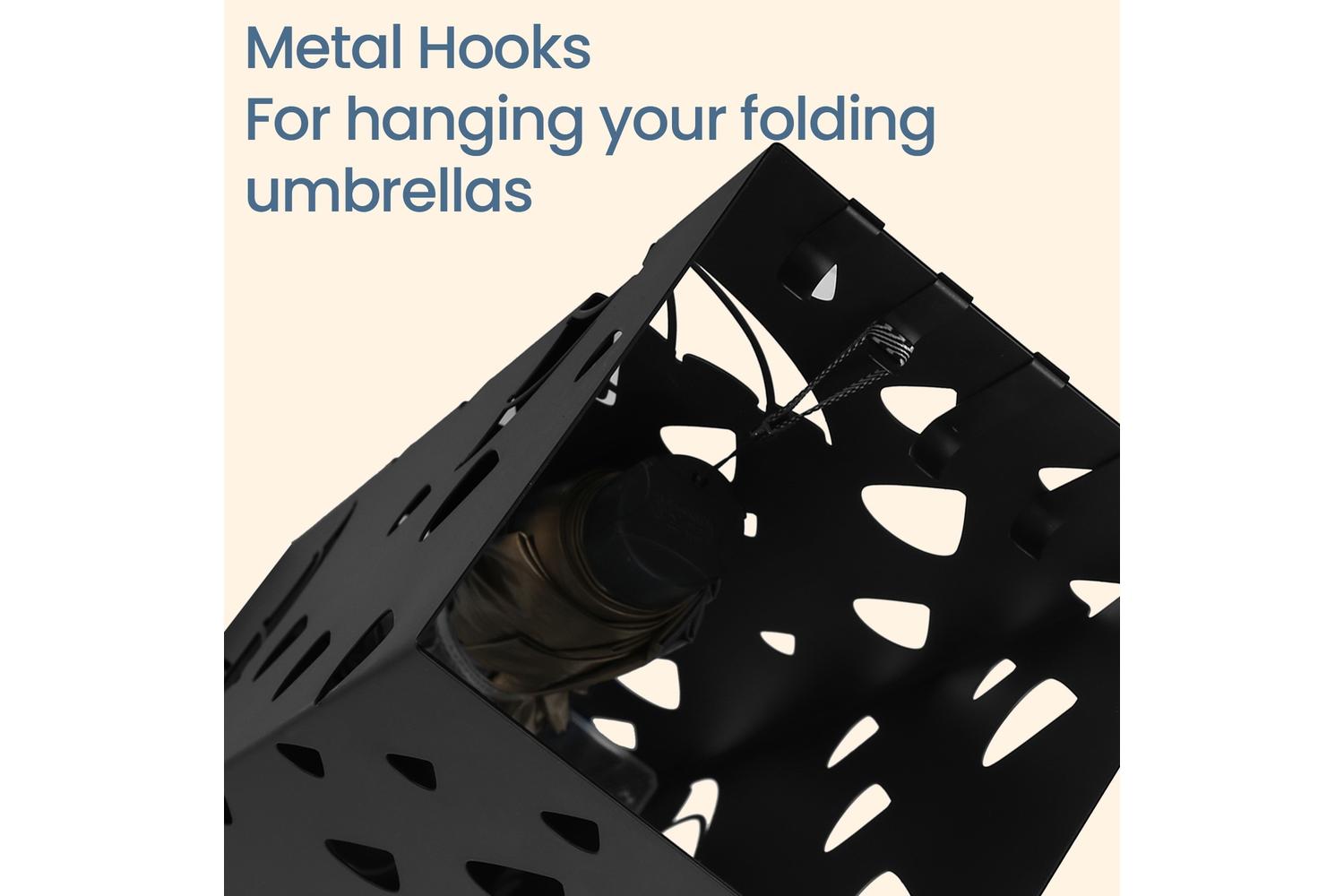 Songmics Umbrella Holder | Umbrella Stand | Metal | 15.5 X 15.5 X 49 Cm-3