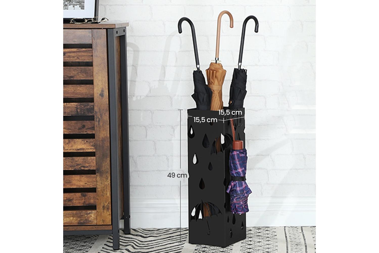 Songmics Umbrella Holder | Umbrella Stand | Metal | 15.5 X 15.5 X 49 Cm-5