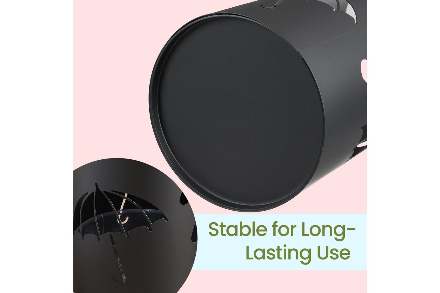 Songmics Umbrella Holder | Umbrella Stand | Metal | 17 X 41 Cm-3