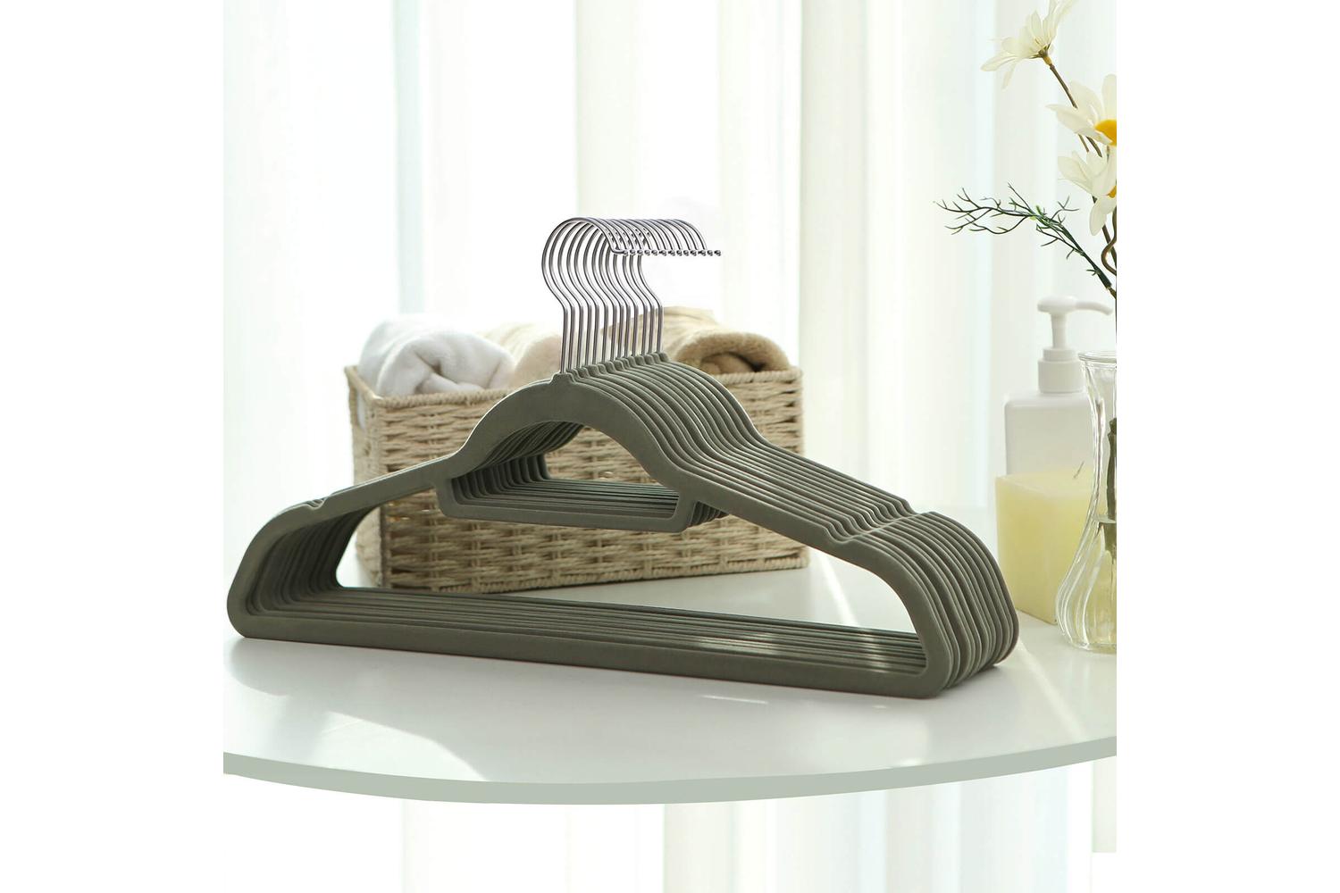 Songmics Velvet Hanger | Clothes Hanger | Velvet | 45cm-3