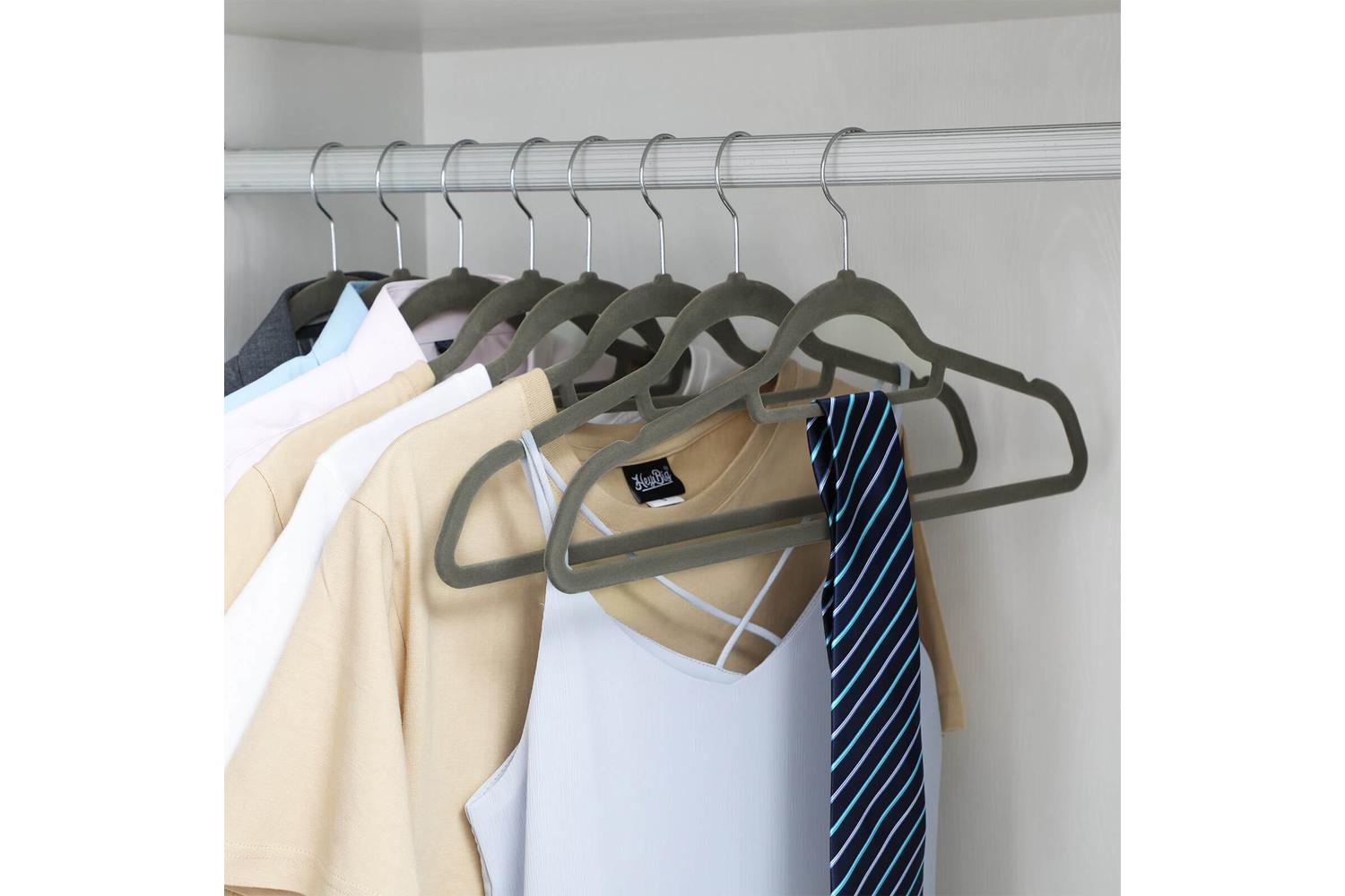 Songmics Velvet Hanger | Clothes Hanger | Velvet | 45cm-4