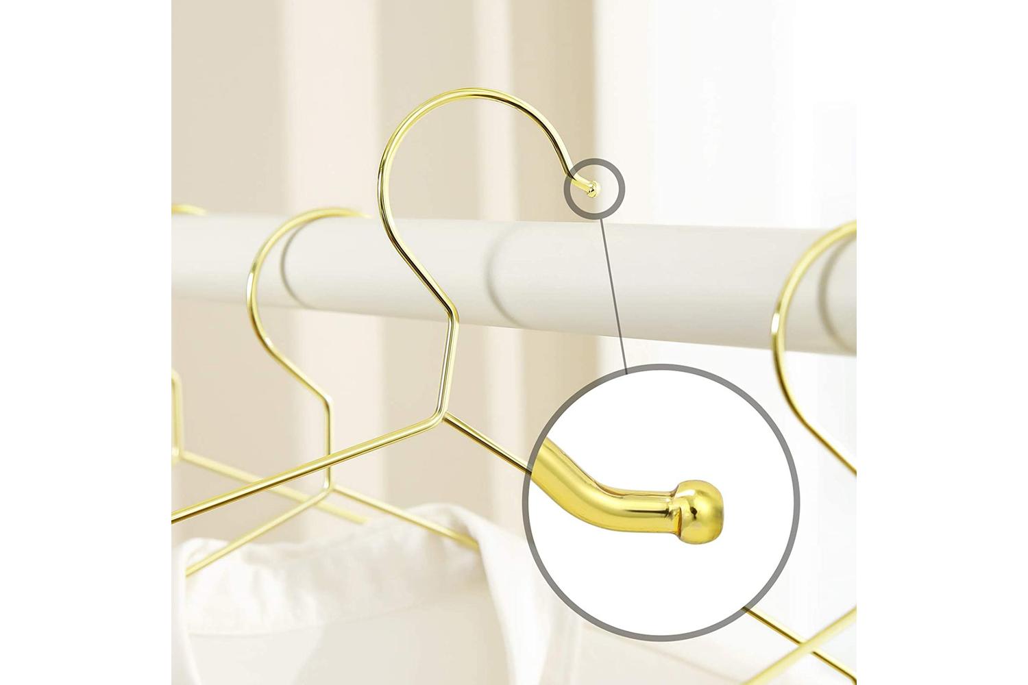 Songmics Metal Hanger | Clothes Hanger | Chrome-plated Metal | 42cm-5