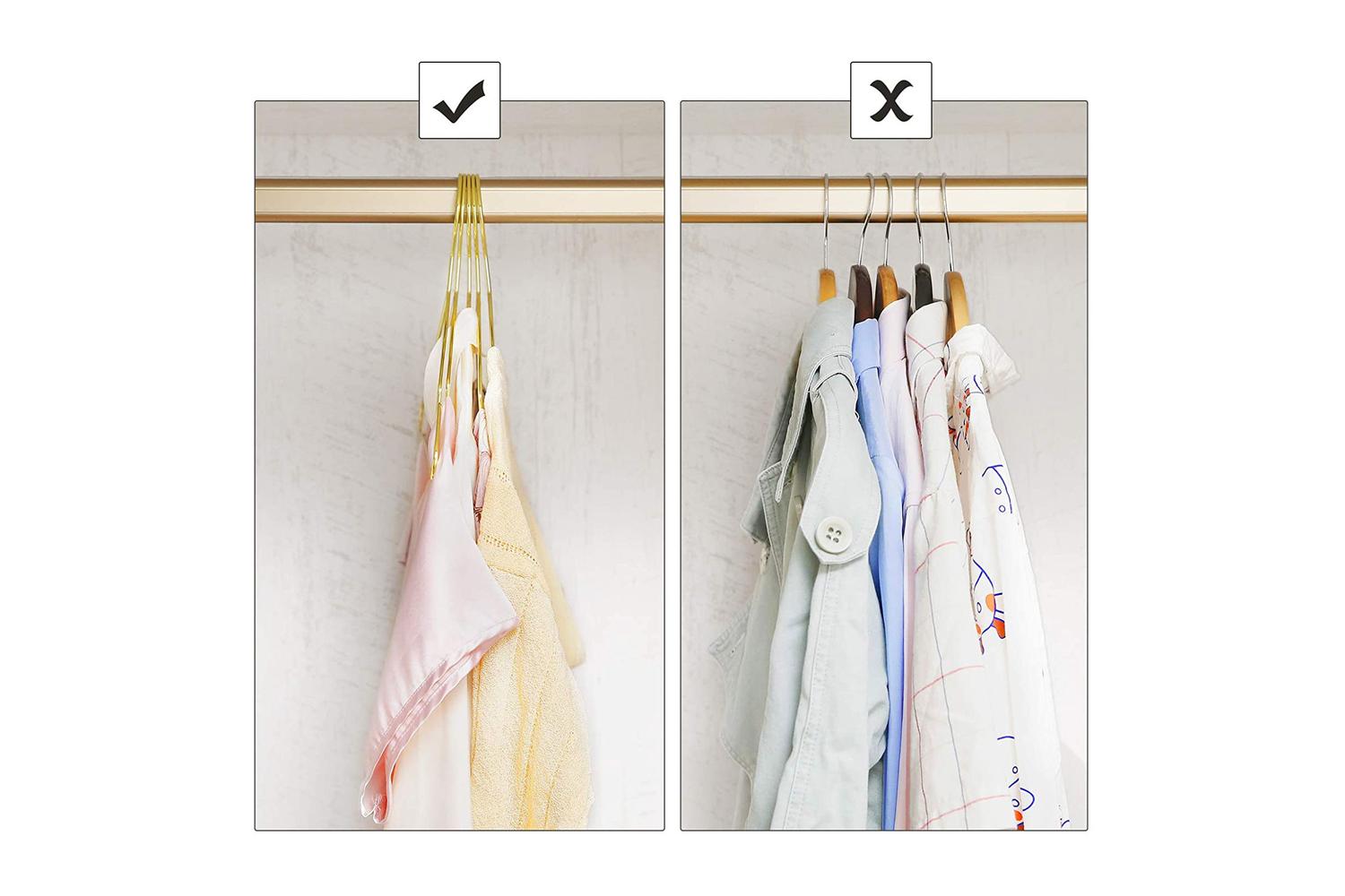 Songmics Metal Hanger | Clothes Hanger | Chrome-plated Metal | 42cm-6