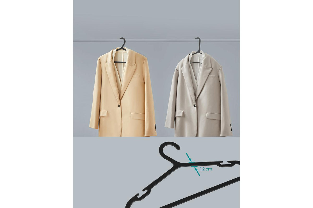 Songmics Plastic Clothes Hangers | Clothes Hangers | Plastic | Slim Design-6
