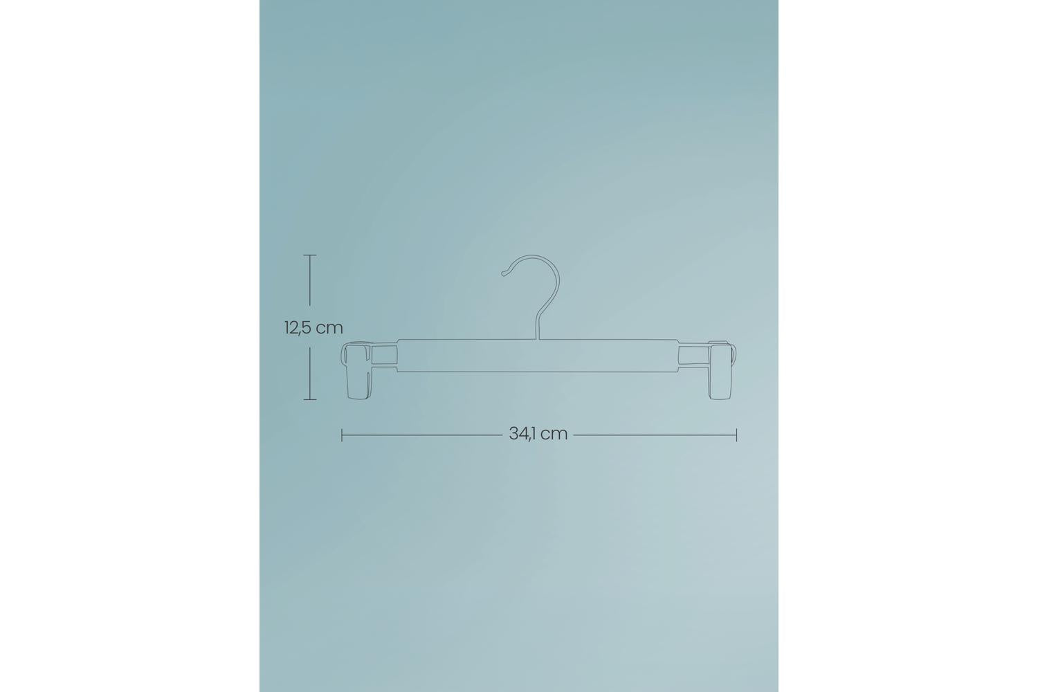 Songmics Wooden Hanger | Clothes Hanger | Natural Wood | Standard Size-5
