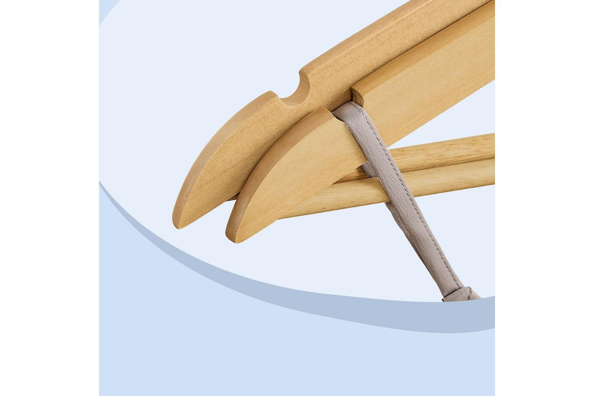 Songmics Wooden Hangers | Clothes Hangers | Birch Wood | 43 X 21 Cm-8