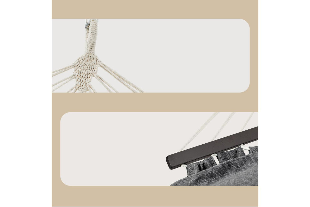 Songmics Hammock | Double Hammock | Cotton Polyester | 210 X 150 Cm-6