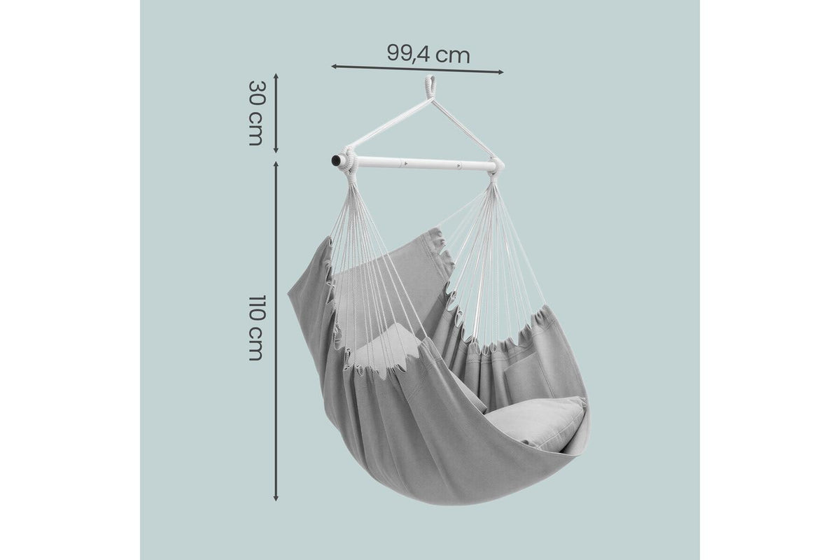 Songmics Hammock Chair | Hanging Chair | Polyester Cotton Blend | Standard Size-3