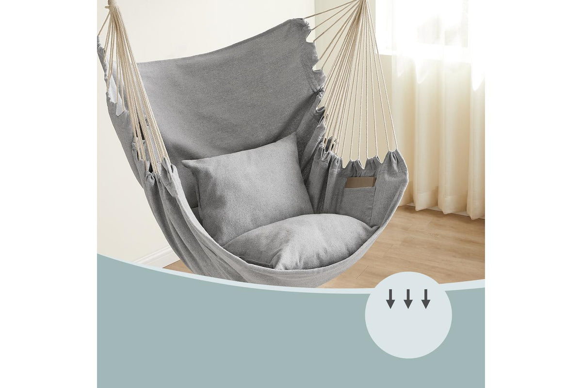 Songmics Hammock Chair | Hanging Chair | Polyester Cotton Blend | Standard Size-7