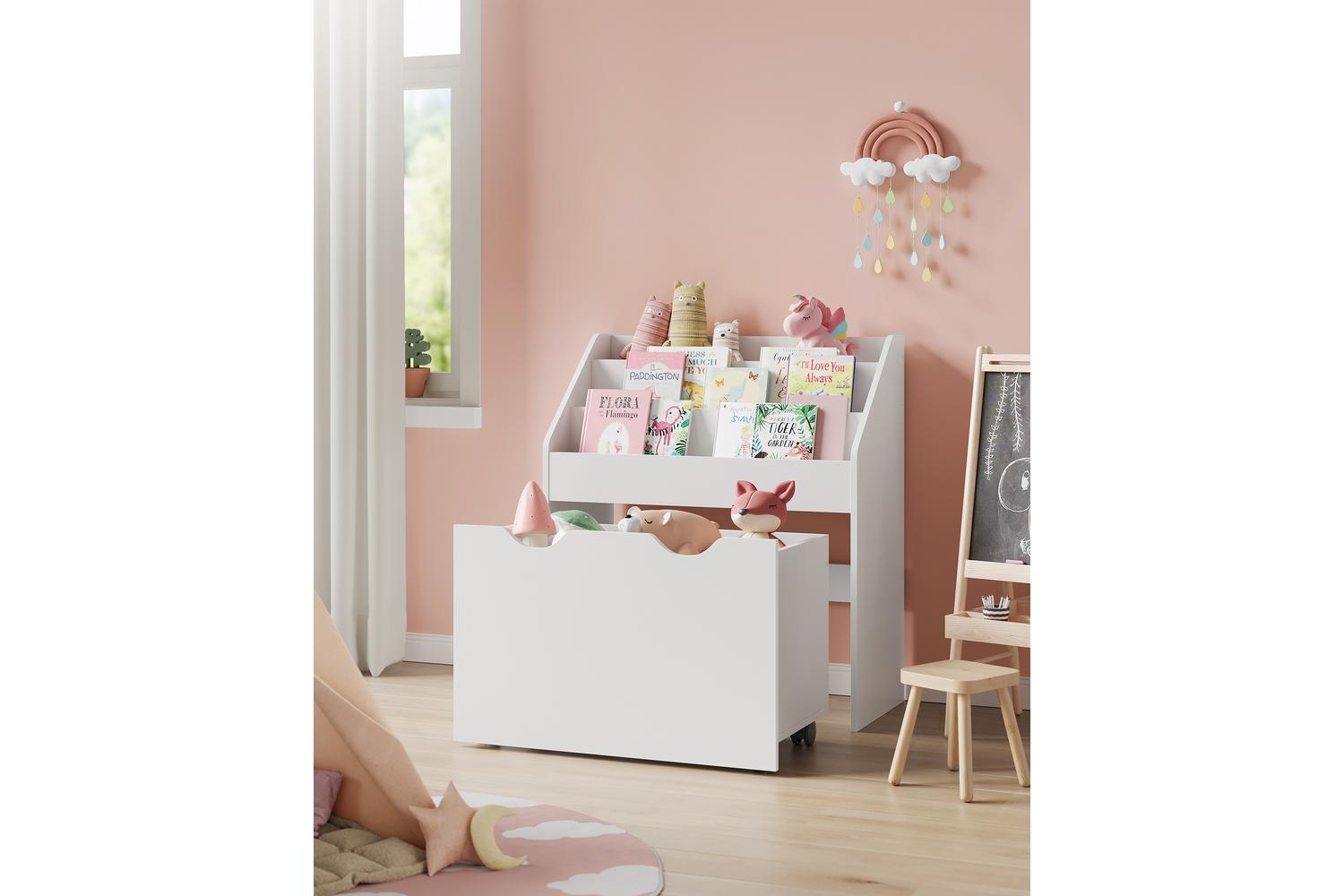 Songmics Toy Storage Shelf | Kids Storage Organiser | Mdf & Particleboard | 29.5 X 62.5 X 70 Cm-3