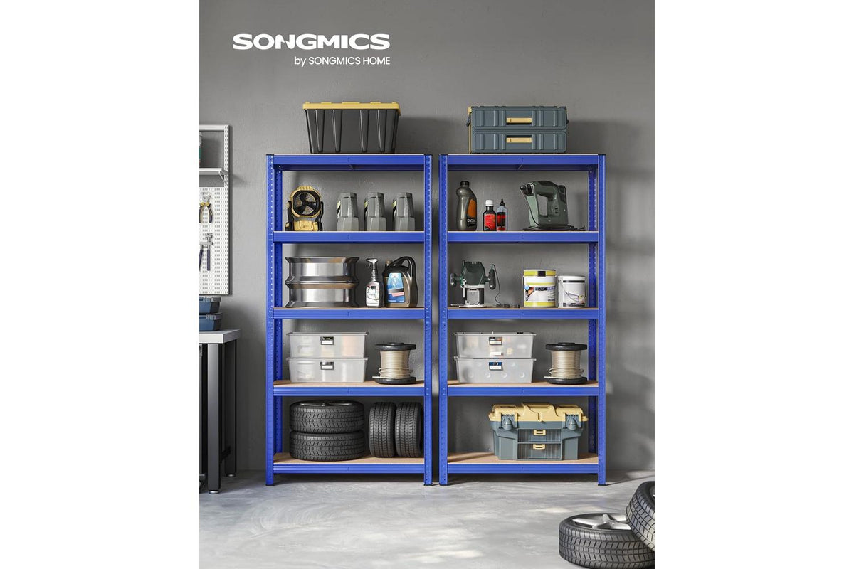 Songmics Shelving Unit | Garage Shelving | Steel Frame | 180 X 90 X 40 Cm-3