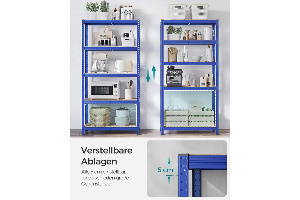 Songmics Shelving Unit | Garage Shelving | Steel Frame | 180 X 90 X 40 Cm-5