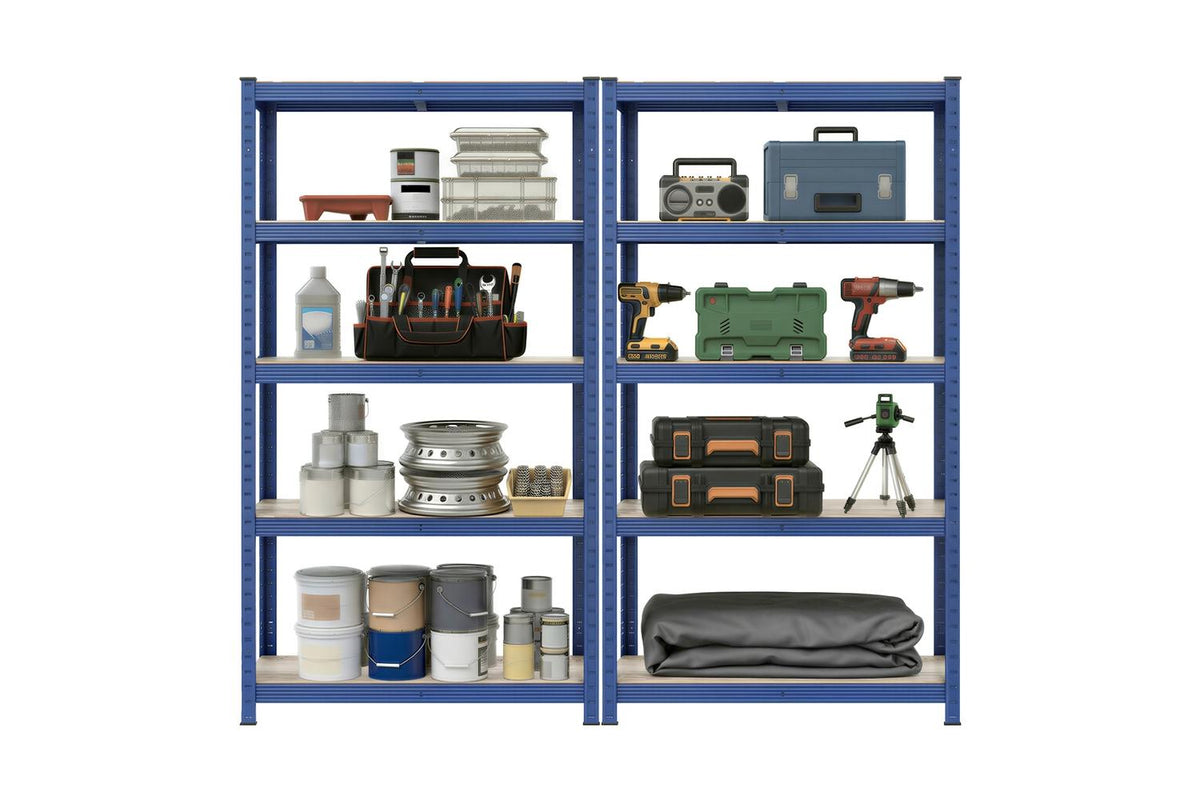 Songmics Shelving | Garage Shelving | Powder-coated Steel & Mdf | 40 X 90 X 180 Cm-2