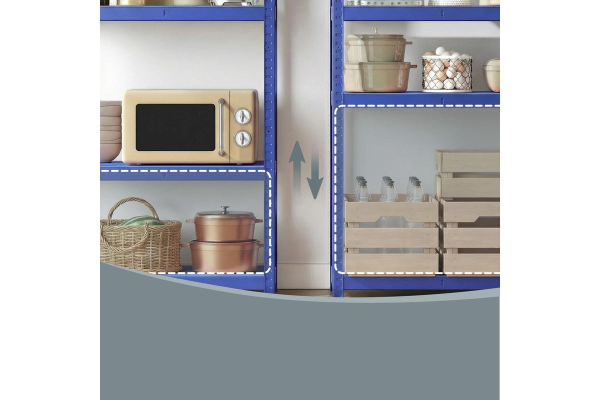 Songmics Shelving | Garage Shelving | Powder-coated Steel & Mdf | 40 X 90 X 180 Cm-7