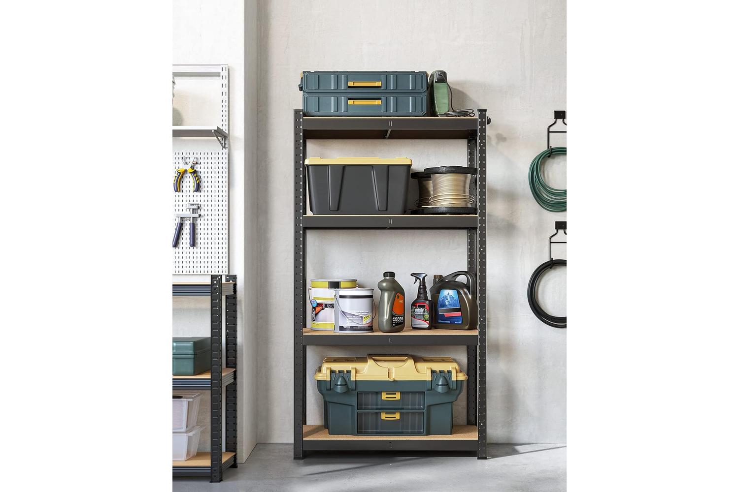 Songmics Shelving Unit | Garage Shelving | Steel Frame | 40 X 80 X 160 Cm-2