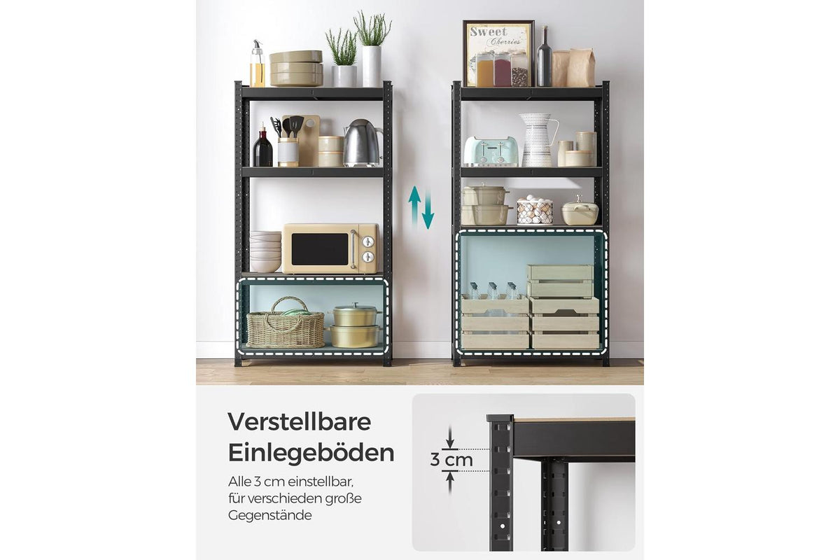 Songmics Shelving | Garage Shelving | Steel Frame | 40 X 80 X 160 Cm-5