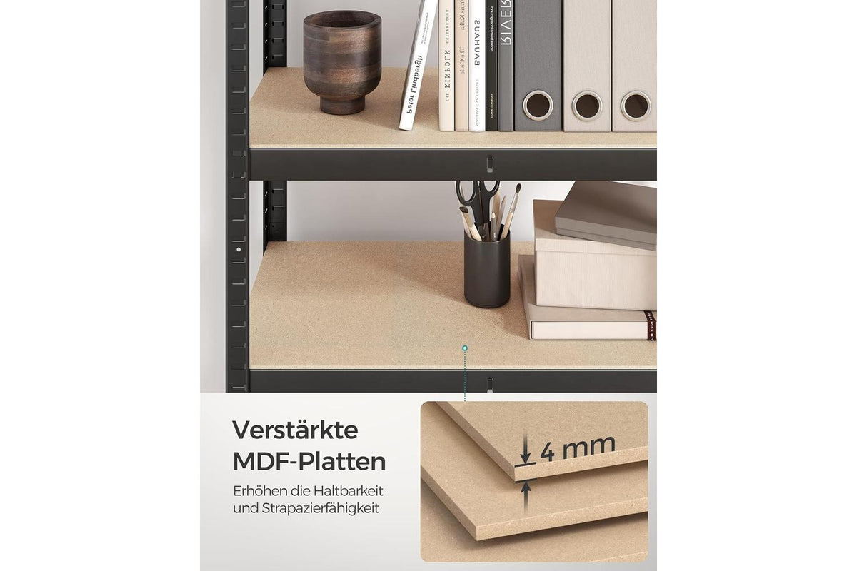 Songmics Shelving | Garage Shelving | Steel Frame | 40 X 80 X 160 Cm-7