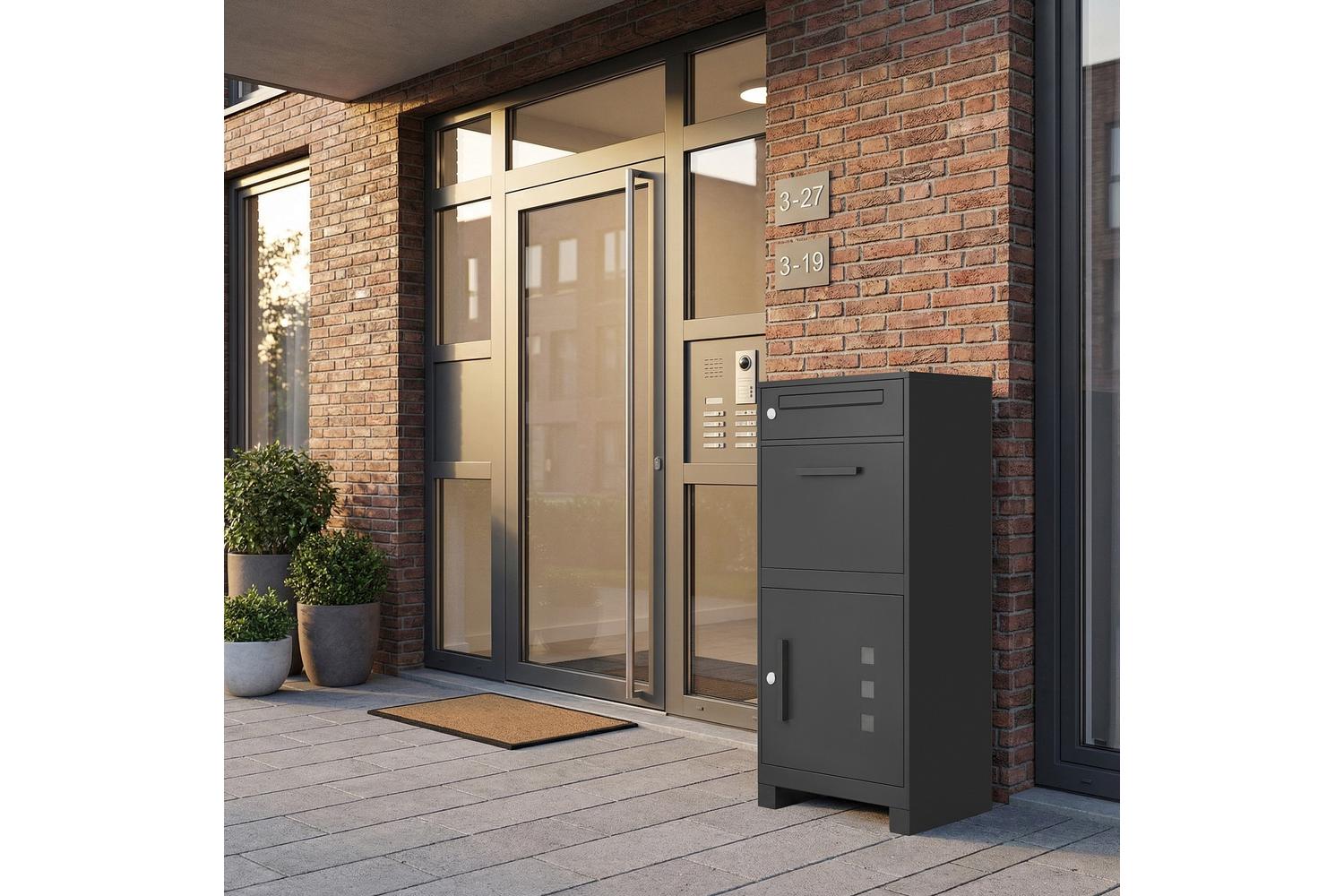 Songmics Parcel Box | Mailbox | Steel | 34 X 48 X 106 Cm-5