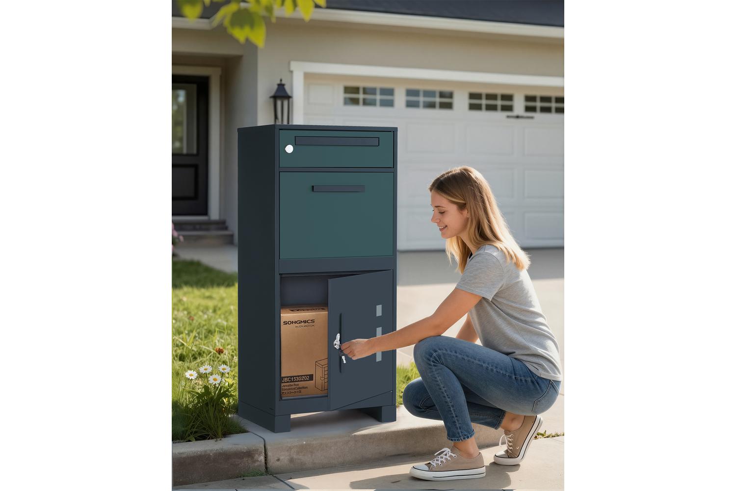 Songmics Parcel Box | Mailbox | Steel | Large-2