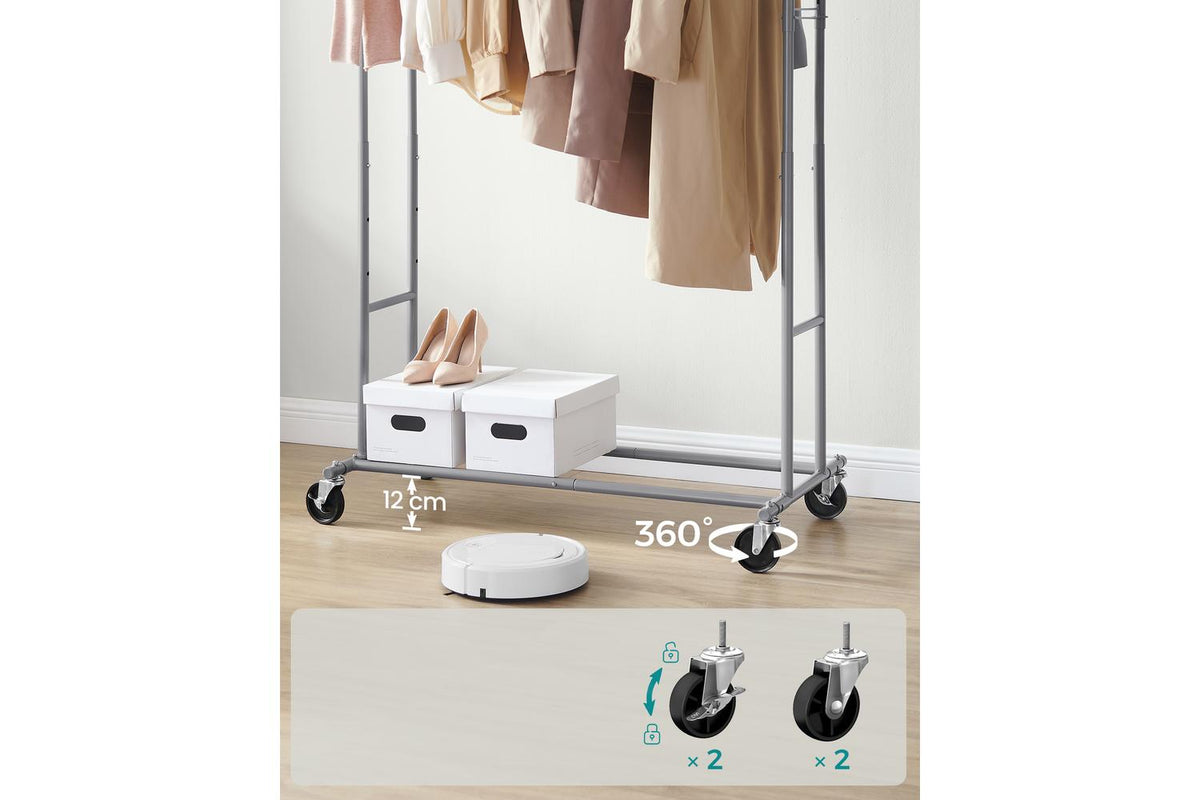 Songmics Clothes Rack | Clothes Storage | Chrome-plated Iron | Adjustable Size-5