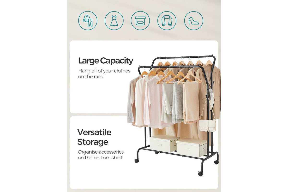 Songmics Clothes Rack | Clothes Storage | Steel | 103.5cm-3