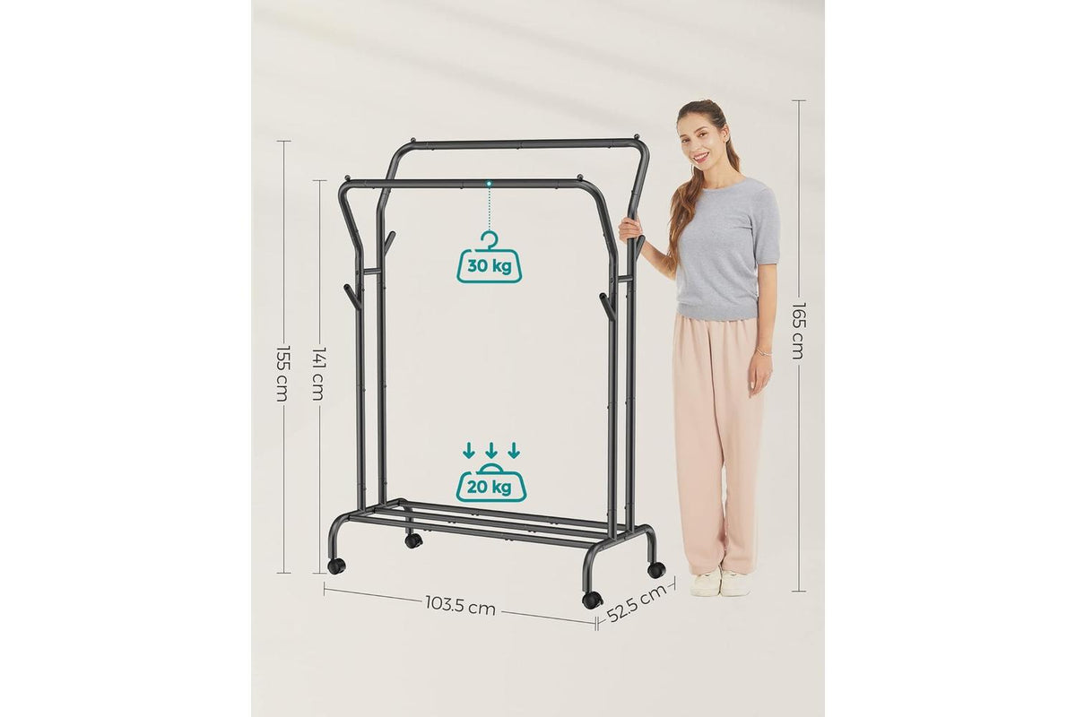 Songmics Clothes Rack | Clothes Storage | Steel | 103.5cm-6