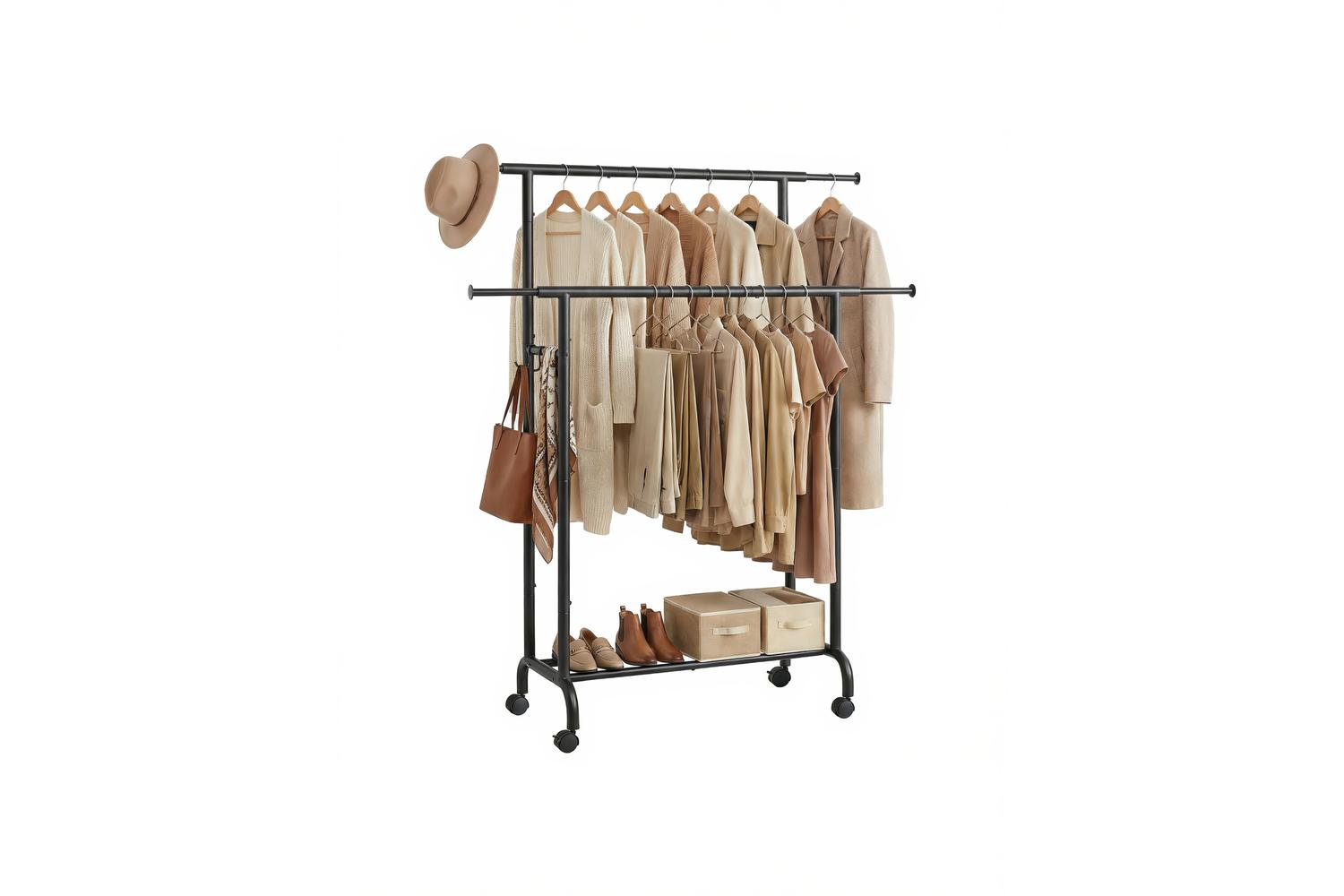 Songmics Clothes Rack | Clothes Rail | Metal | Adjustable Width-2