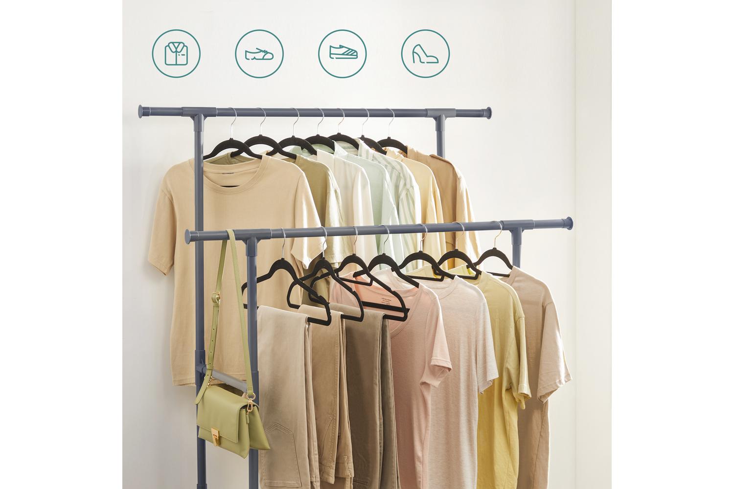 Songmics Clothes Rack | Clothes Storage | Metal & Non-woven Fabric | 114 X 45 X 171 Cm-8