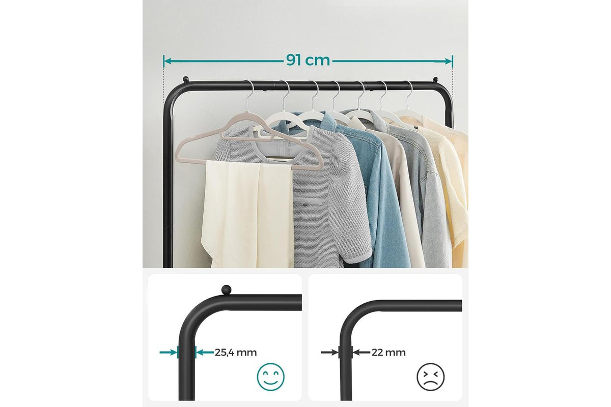 Songmics Garment Rack | Clothes Storage | Steel | 92.5 X 40.5 X 158 Cm-4