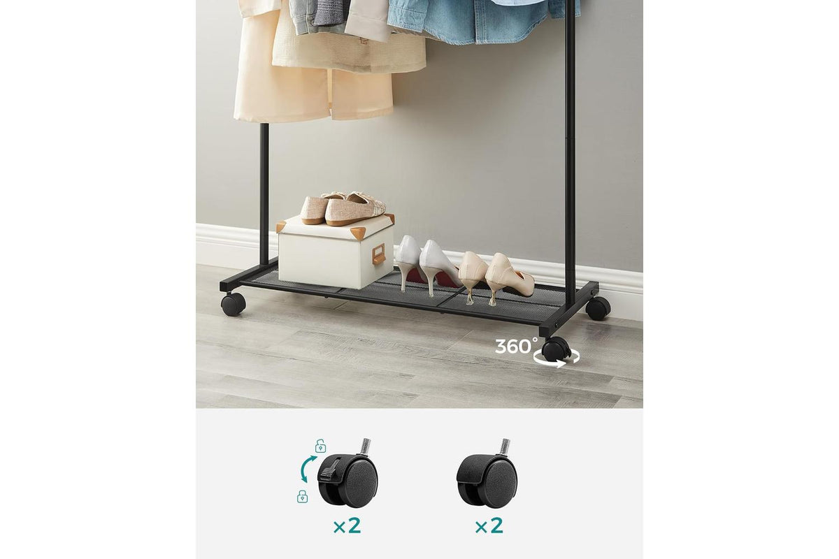 Songmics Garment Rack | Clothes Storage | Steel | 92.5 X 40.5 X 158 Cm-7