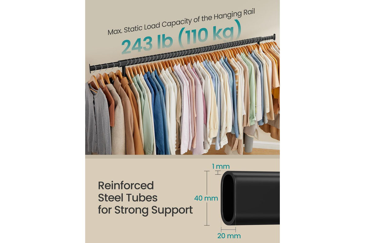 Songmics Garment Rack | Clothes Rail | Steel | Adjustable-3