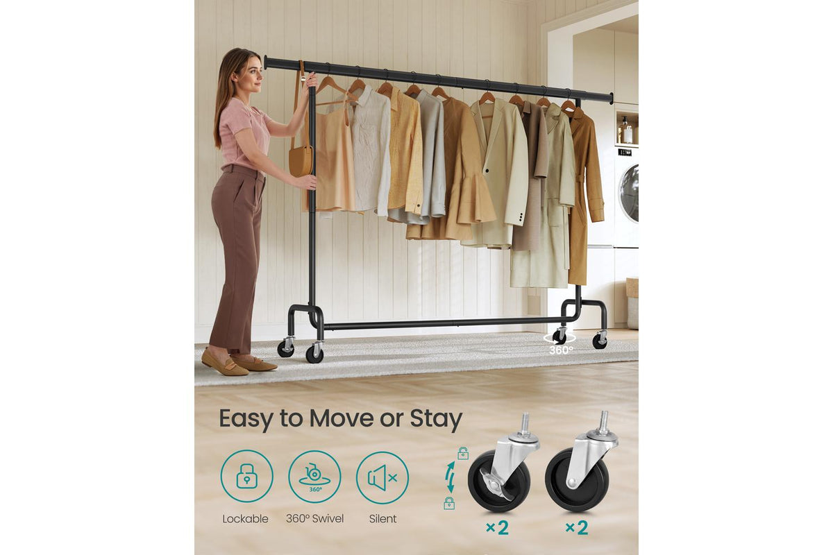 Songmics Garment Rack | Clothes Rail | Steel | Adjustable-5
