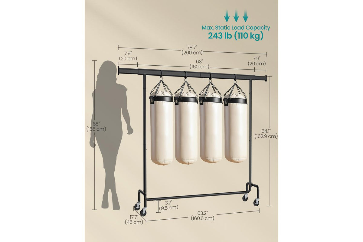 Songmics Garment Rack | Clothes Rail | Steel | Adjustable-6
