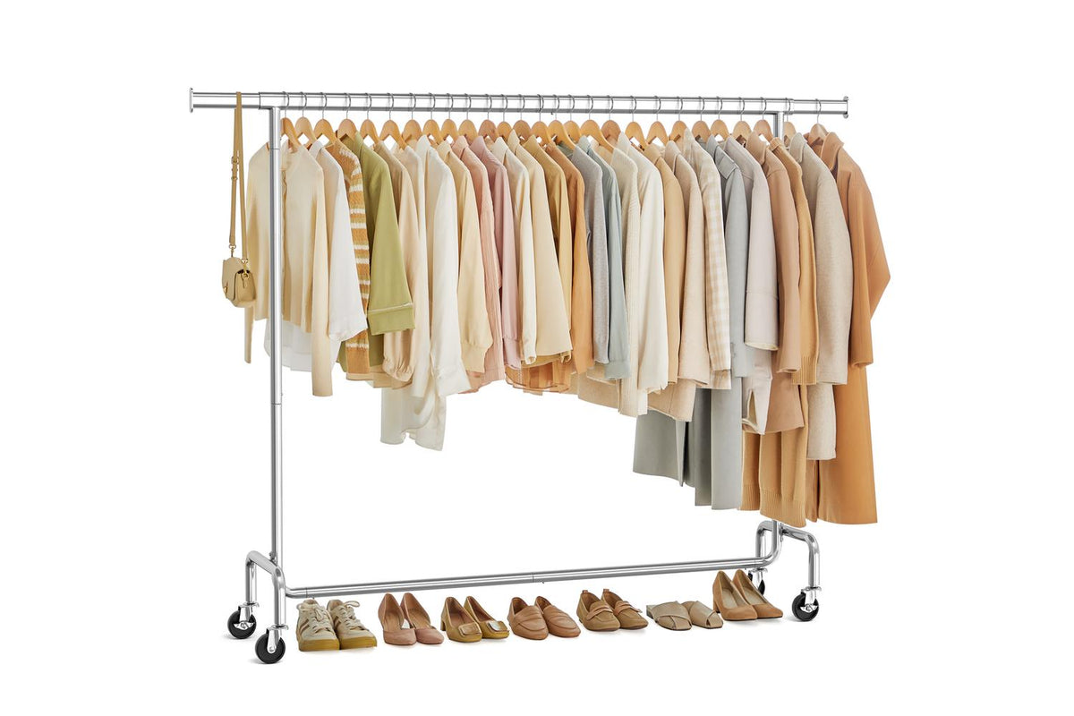 Songmics Garment Rack | Clothes Rail | Steel | Adjustable Width