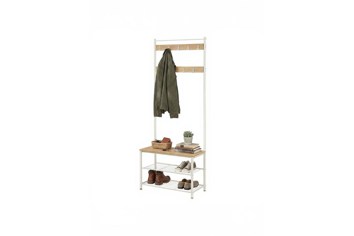 Vasagle Hall Tree | Hallway Storage Unit | Steel Frame | 3-in-1 Design-2